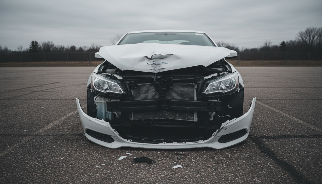 Hidden accident damage revealed by a VIN report